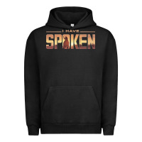 Pigment Black i have spoken Urban Hoodie - baoMotion