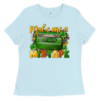 Baby Blue Make me a mixtape St. Patrick's Day Ladies Tee - CowGirlArtShop