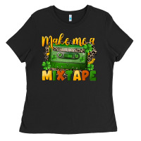 Black Make me a mixtape St. Patrick's Day Ladies Tee - CowGirlArtShop
