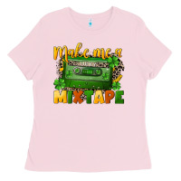 Bubblegum Pink Make me a mixtape St. Patrick's Day Ladies Tee - CowGirlArtShop