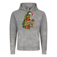 Cloud Rock sorta merry sorta scary skeleton Vintage Hoodie - FaDigitalArtStudio