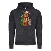 Vintage Black sorta merry sorta scary skeleton Vintage Hoodie - FaDigitalArtStudio