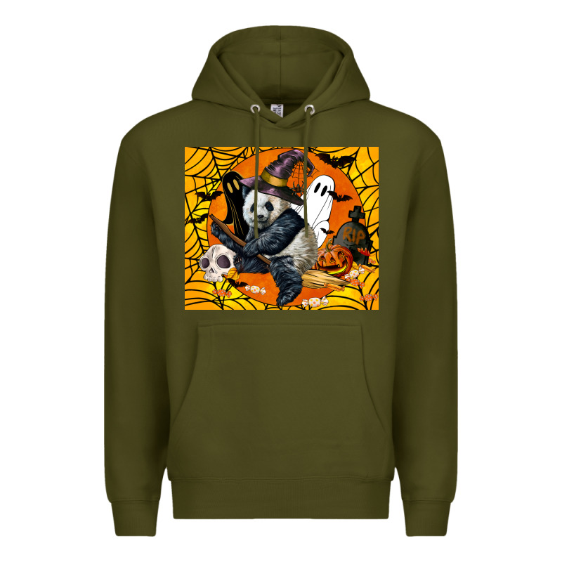 Panda Halloween Premium Hoodie by LillyAllenDesigns | Teevron