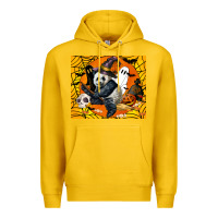 Lemon panda halloween Premium Hoodie - LillyAllenDesigns