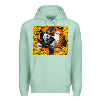 Seafoam panda halloween Premium Hoodie - LillyAllenDesigns