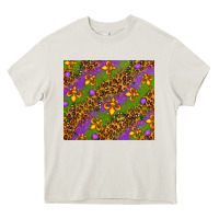 Cream Mardi Gras tumbler Heavy Core Tee - HowdyJamesFarm