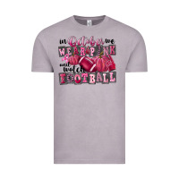 Vintage Zinc in october we wear pink and watch football Vintage Tee - FaDigitalArtStudio