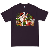 Plum western santa cowboy coffe cups christmas Premium Tee - CowGirlArtShop