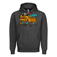 Charcoal Heather a little dirt never hurt Zipper Hoodie - AdoDesignShop