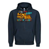 Navy a little dirt never hurt Zipper Hoodie - AdoDesignShop
