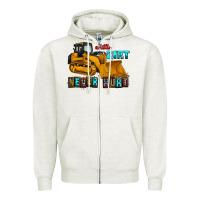 Oatmeal Heather a little dirt never hurt Zipper Hoodie - AdoDesignShop
