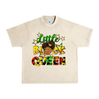 Sandshell Little black queen Urban Heavy Tee - FaDigitalArtStudio
