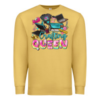 Antique Gold crafting queen Premium Sweatshirt - JahusDesignShop
