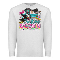 Oatmeal Heather crafting queen Premium Sweatshirt - JahusDesignShop