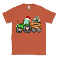 Copper christmas tractor Classic Tee - CowGirlArtShop