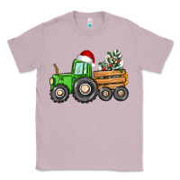 Lilac christmas tractor Classic Tee - CowGirlArtShop