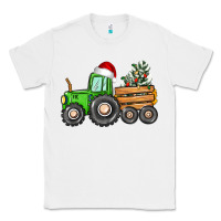 White christmas tractor Classic Tee - CowGirlArtShop