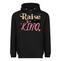 Black raise them kind Heavyweight Hoodie - JahusDesignShop