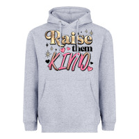 Heather Grey raise them kind Heavyweight Hoodie - JahusDesignShop