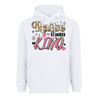 White raise them kind Heavyweight Hoodie - JahusDesignShop