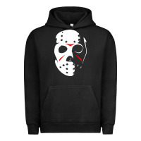 Pigment Black jason hockey mask halloween Urban Hoodie - baoMotion