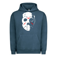 Pigment Midnight Navy jason hockey mask halloween Urban Hoodie - baoMotion