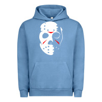 Pigment Pebble Blue jason hockey mask halloween Urban Hoodie - baoMotion
