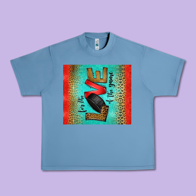 For The Love Of The Game Ice Hockey Urban Heavy Tee Designed By Jasminsmagicworld