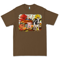 Cacao fall farm animals Premium Tee - CowGirlArtShop