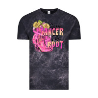Cloud Black give cancer the boot Vintage Tee - FaDigitalArtStudio