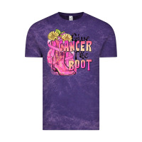 Cloud Purple give cancer the boot Vintage Tee - FaDigitalArtStudio