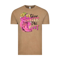 Give Cancer The Boot Vintage Tee | Teevron