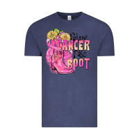 Vintage Denim give cancer the boot Vintage Tee - FaDigitalArtStudio
