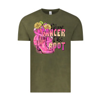 Vintage Olive give cancer the boot Vintage Tee - FaDigitalArtStudio