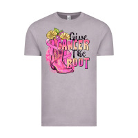 Vintage Zinc give cancer the boot Vintage Tee - FaDigitalArtStudio