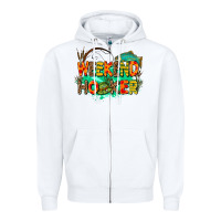 White weekend hooker Zipper Hoodie - AdoDesignShop