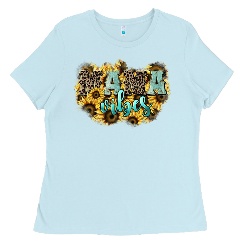 Mama Vibes Leopard Mother's Day Ladies Tee by HowdyJamesFarm | Teevron