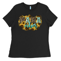 Black Mama vibes leopard mother's day Ladies Tee - HowdyJamesFarm