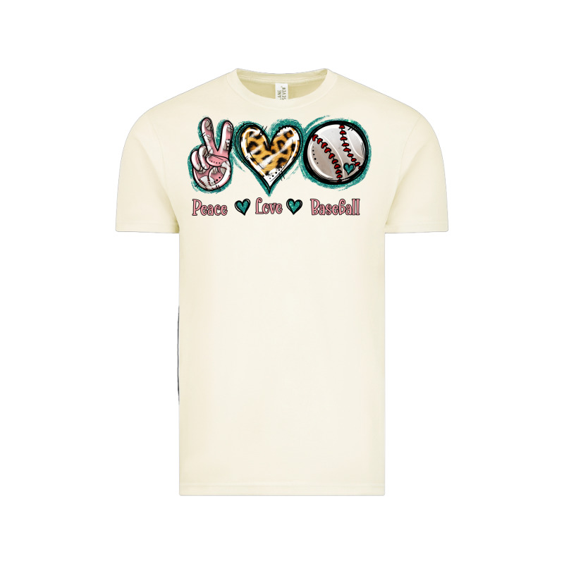 Peace Love Baseball Vintage Tee by Jasminsmagicworld | Teevron