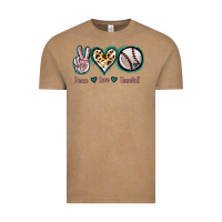 Vintage Coffee Peace Love Baseball Vintage Tee - Jasminsmagicworld