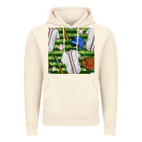 Vintage Artic baseball uniform and field seamless pattern Vintage Hoodie - BundleAndBundleShop