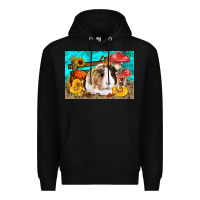 Black Guinea Pig Kid's Premium Hoodie - LillyAllenDesigns