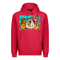 Cardinal Guinea Pig Kid's Premium Hoodie - LillyAllenDesigns