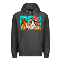 Charcoal Heather Guinea Pig Kid's Premium Hoodie - LillyAllenDesigns