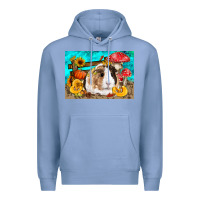 Colony Blue Guinea Pig Kid's Premium Hoodie - LillyAllenDesigns