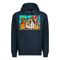 Navy Guinea Pig Kid's Premium Hoodie - LillyAllenDesigns