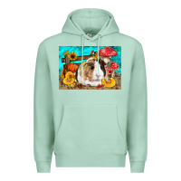 Seafoam Guinea Pig Kid's Premium Hoodie - LillyAllenDesigns
