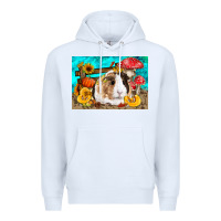 White Guinea Pig Kid's Premium Hoodie - LillyAllenDesigns