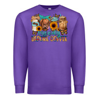 Purple moody before coffee Premium Sweatshirt - JahusDesignShop