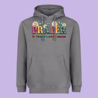 Prayer The Strongest Wireless Connection Heavyweight Hoodie Designed By Jahusdesignshop